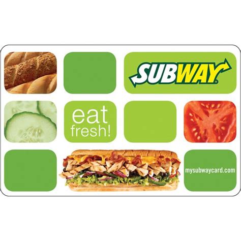Tokens may not be earned on purchases of gift cards. . Mysubwaycard com balance